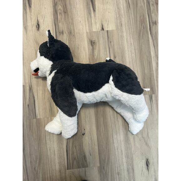 Livlig Dog Siberian Husky Stuffed Animal IKEA Gray/White Floppy Plush Gift Toy - Picture 4 of 7